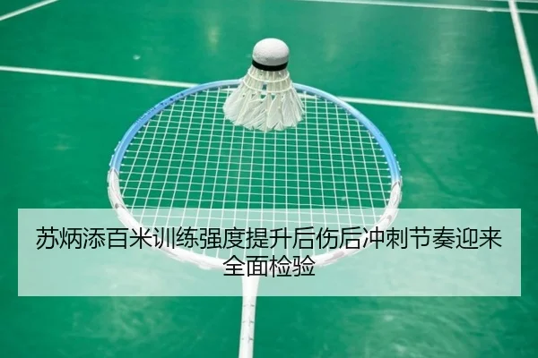 苏炳添百米训练强度提升后伤后冲刺节奏迎来全面检验